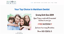 Desktop Screenshot of buroakdental.com